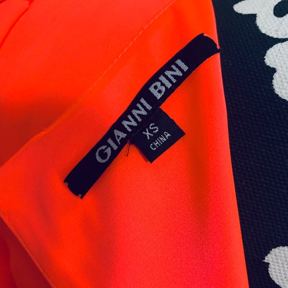 NWT Dress w/ Flutter Sleeves, Vibrant Orange - Picture 6 of 7